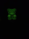 Ourson nœud en plâtre phosphorescent