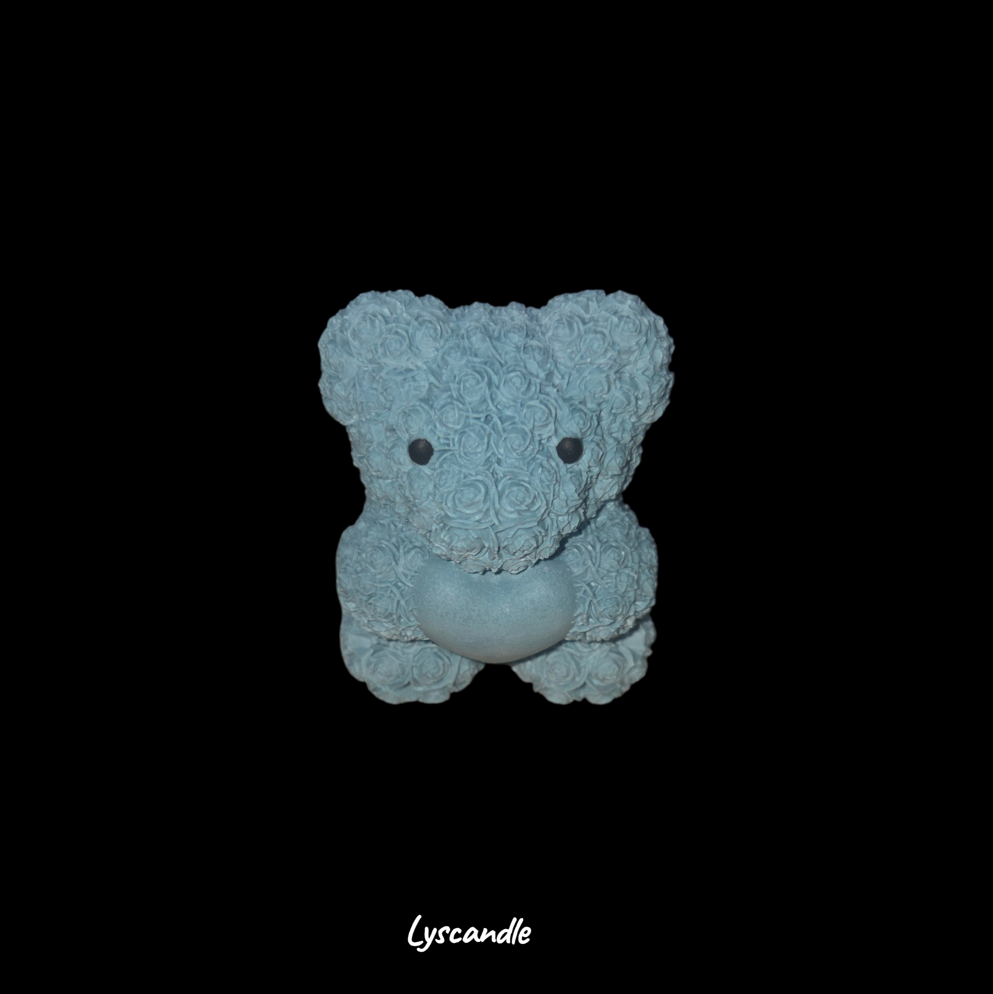 Ours fleuri en plâtre-Senteur Eucalyptus