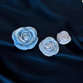 Trio de  roses en plâtre parfumé-Fresh coton
