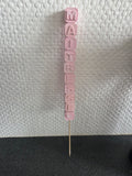 Pique décoratif en plâtre-MAITRESSE Rose