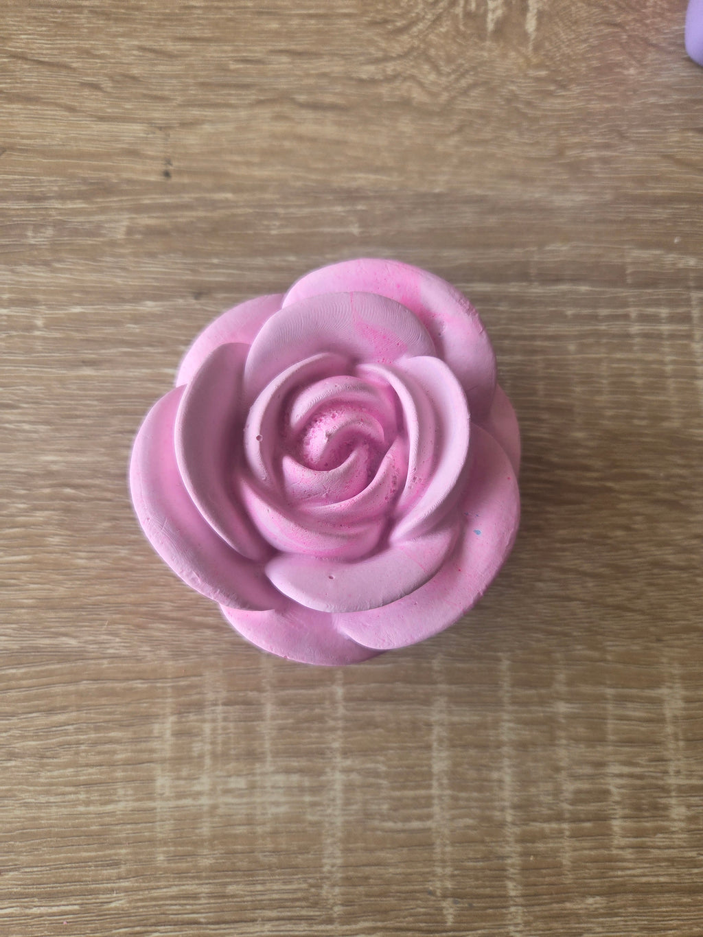 Rose en plâtre parfumé phosphorescent