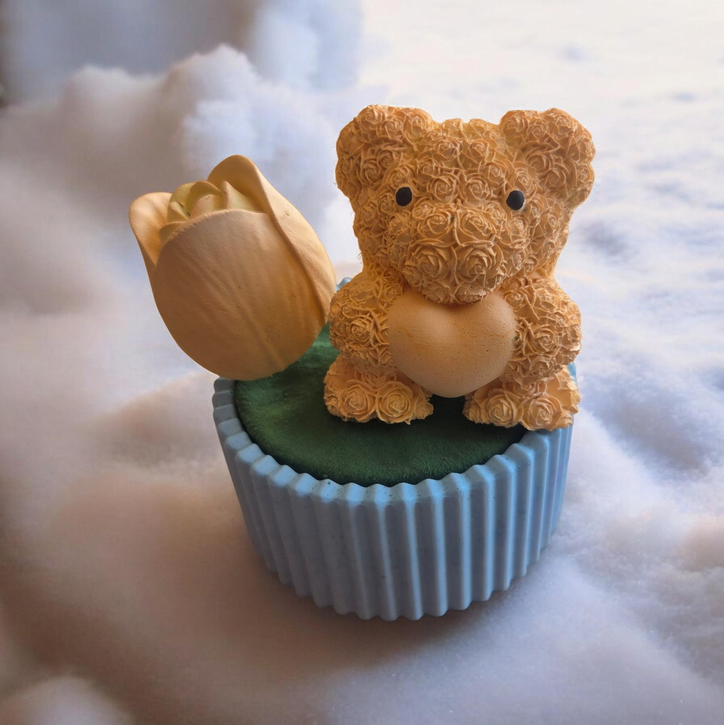 Édition limitée –Ourson fleuri Fête des Mères