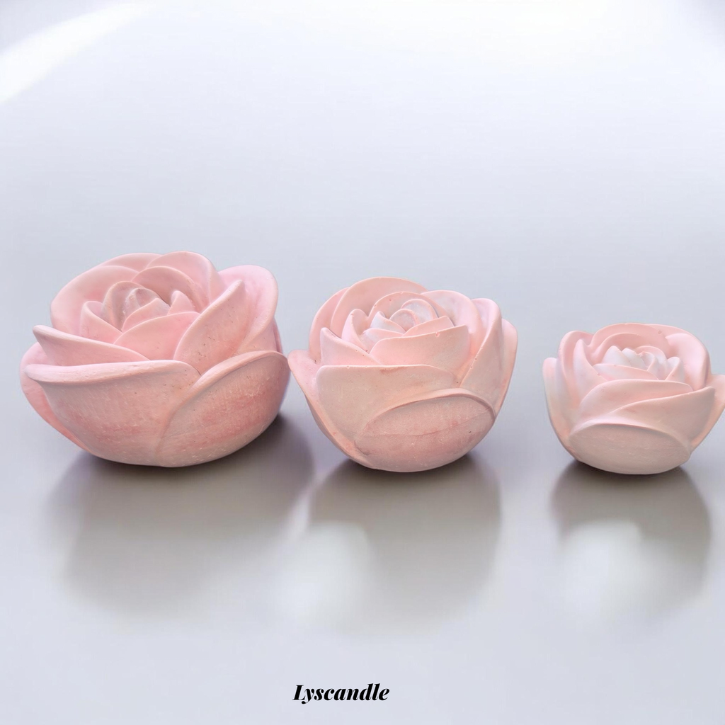 Trio roses en plâtre parfumé-Senteur Fresh Unstoppable