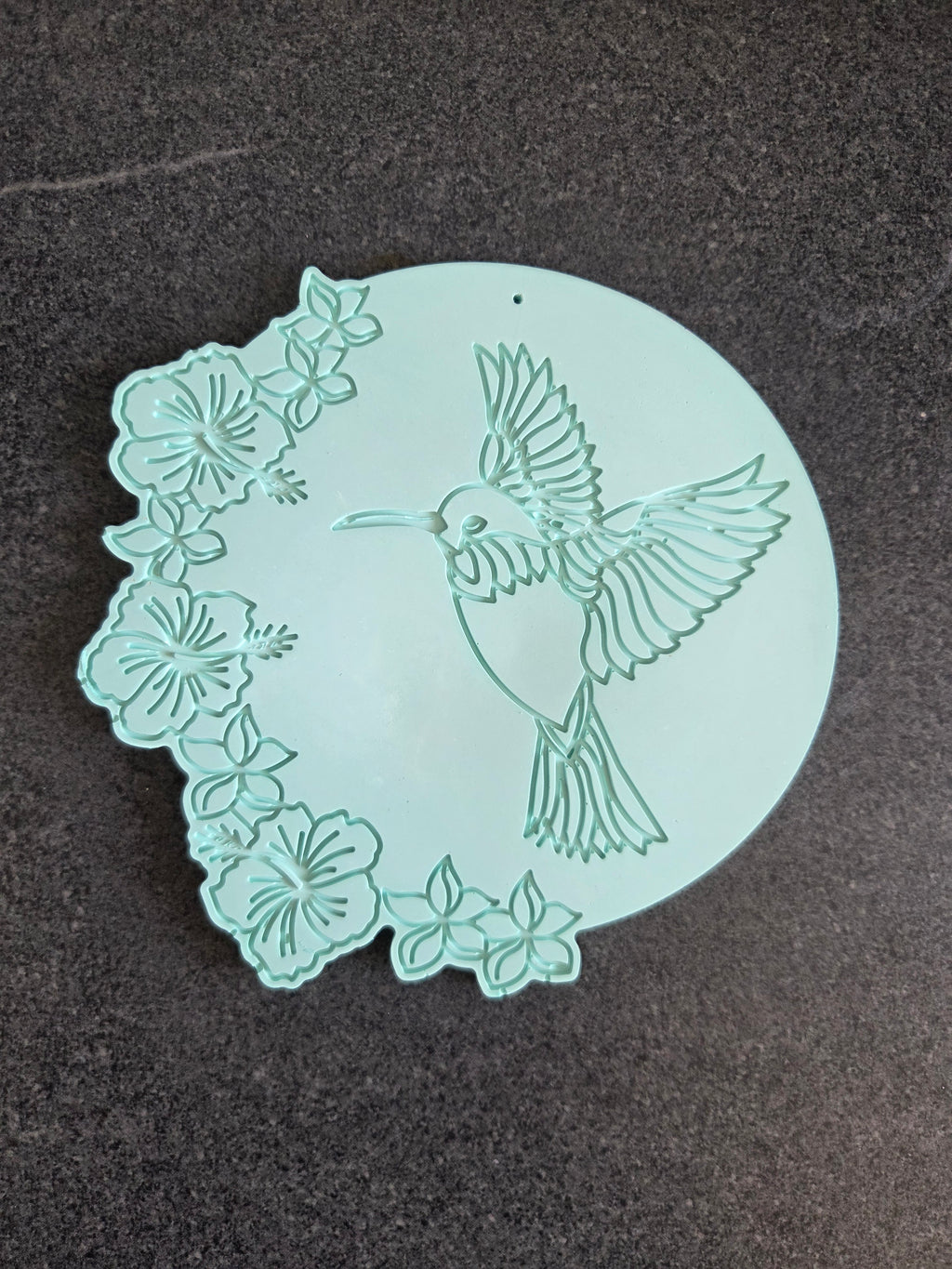 Plateau colibri décoratif