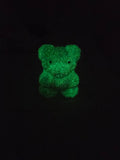 Ourson coeur en plâtre phosphorescent