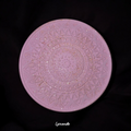 Dessous de bougie rond en plâtre